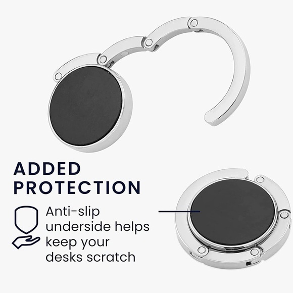 Foldable Women’s Crystal Bag Purse Hook - Picture 3 of 4